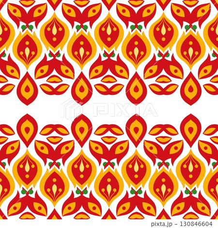 seamless abstract pattern with geometric elements 130846604
