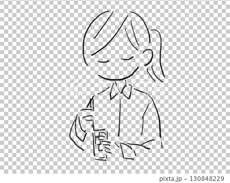 バーテンダーのイラスト 130848229