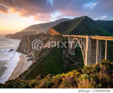 橋の風景 橋の風景 130848456