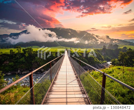 橋の風景 130848472