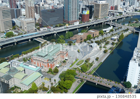 淀屋橋の高層ビルから望む御堂筋、中之島周辺(2025年9月日中撮影) 淀屋橋の高層ビルから望む御堂筋、中之島周辺(2025年9月日中撮影) 130848535