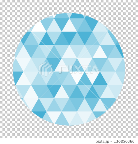 Blue triangle mosaic tile pattern frame Blue triangle mosaic tile pattern frame 130850366