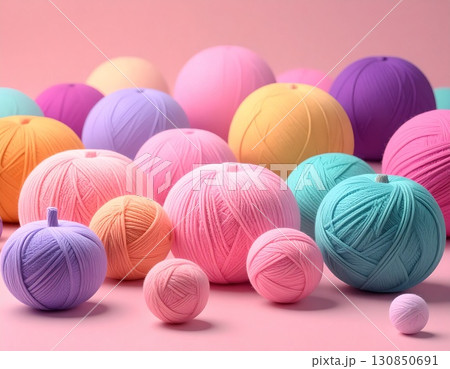 毛糸カボチャ 130850691