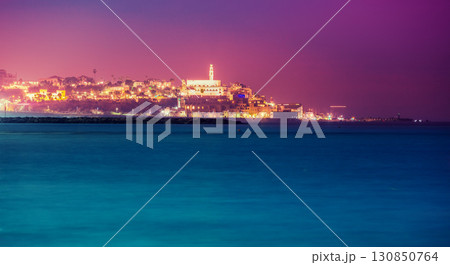 Beautiful sunset in Tel Aviv-Jaffa, Israel Beautiful sunset in Tel Aviv-Jaffa, Israel 130850764