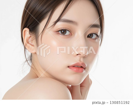 若い女性の美容イメージ 130851192