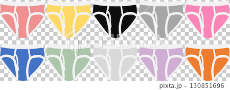 下着のイラスト 130851696