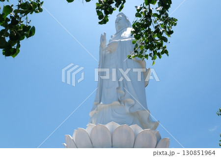 Lady Buddha statue at the Linh Ung Pagoda in Danang city in Vietnam 130851964