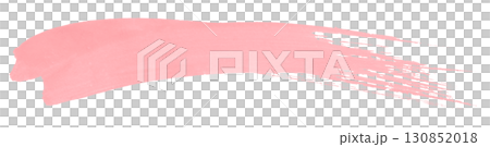 pink watercolor background. Artistic hand paint. Isolated on transparent background. 130852018