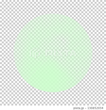 Watercolor hand-drawn light green round illustration material, blurred, simple frame, white background, png transparent 130852034