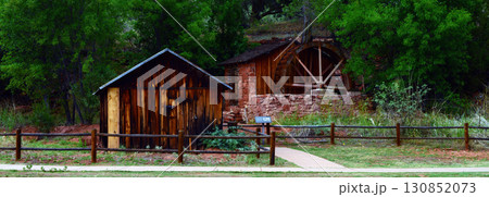Old Buildings Red Rock Country surrounding Sedona Arizona Old Buildings Red Rock Country surrounding Sedona Arizona 130852073