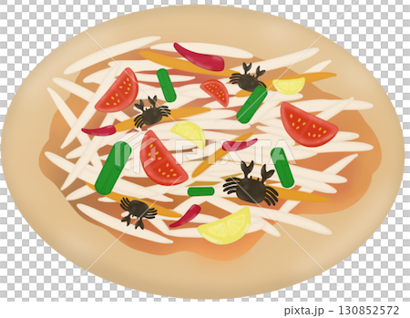 a paper with fruits 130852572