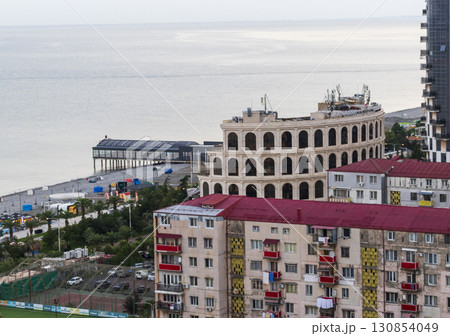 09.09.2025 - Batumi, Georgia - View of the Colosseum Marina Hotel 09.09.2025 - Batumi, Georgia - View of the Colosseum Marina Hotel 130854049