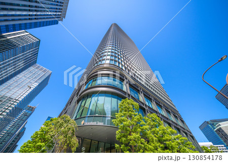 日本の東京都市景観 大手町の常盤橋タワーなどを望む 日本の東京都市景観 大手町の常盤橋タワーなどを望む 130854178