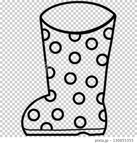 Minimalist Outline Drawing of a Autumn, Elegant Design, Cute hand drawn. 130855355