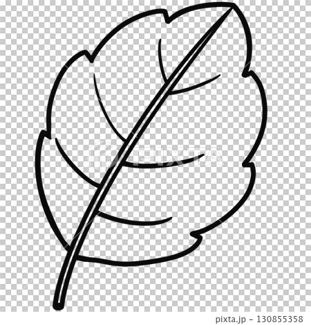 Minimalist Outline Drawing of a Autumn, Elegant Design, Cute hand drawn. Minimalist Outline Drawing of a Autumn, Elegant Design, Cute hand drawn. 130855358
