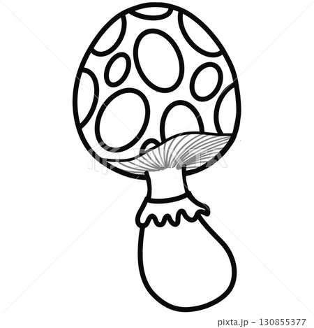 Minimalist Outline Drawing of a Autumn, Elegant Design, Cute hand drawn. 130855377