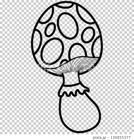 Minimalist Outline Drawing of a Autumn, Elegant Design, Cute hand drawn. 130855377