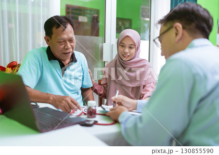 Healthcare Consultation with a Doctor Patient Engagement and Family Involvement 130855590