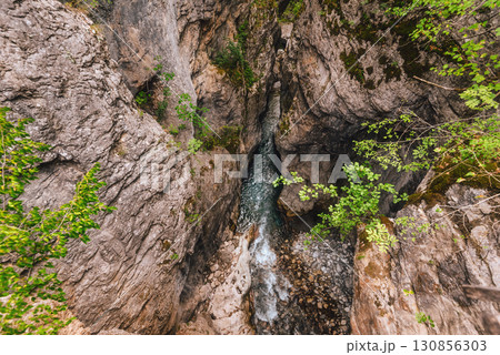 Grunas Canyon Deep Rocky Gorge in Theth Grunas Canyon Deep Rocky Gorge in Theth 130856303