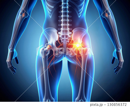 Sciatic Nerve Pain in Human Body Anatomy 130856372