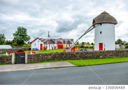 The Elphin Windmill, an 18th century tower mill, restored in 1996 , County Roscommon, Ireland 130856489