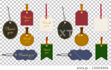 A set of luxurious tags A set of luxurious tags 130856808