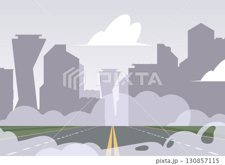 City pollution. urban background outdoor landscape with smoke clouds pollution City pollution. urban background outdoor landscape with smoke clouds pollution 130857115
