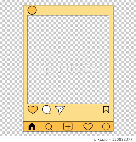 Instagram-style frame_yellow, favorite color 130858377