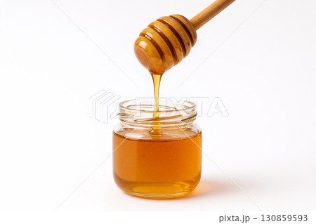 蜂蜜とハニーディッパー 蜂蜜とハニーディッパー 130859593