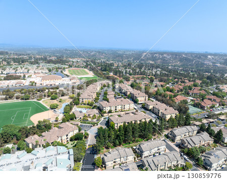 Aerial view of Del Mar Neighborhood, San Diego County Aerial view of Del Mar Neighborhood, San Diego County 130859776