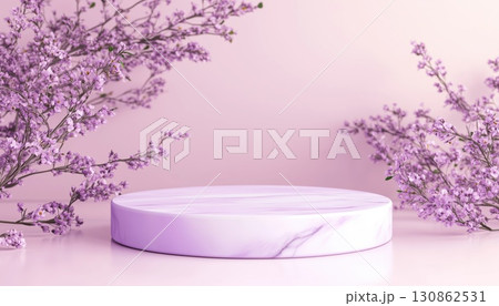 Pastel Purple Podium Stand Pastel Purple Podium Stand 130862531