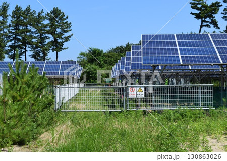 ソーラーパネル 自然エネルギー ソーラーパネル 自然エネルギー 130863026
