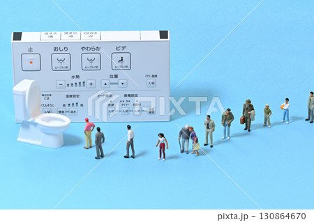 トイレ イベント 観光客オーバーツーリズムイメージ 130864670