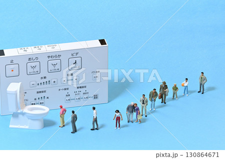 トイレ イベント 観光客オーバーツーリズムイメージ トイレ イベント 観光客オーバーツーリズムイメージ 130864671