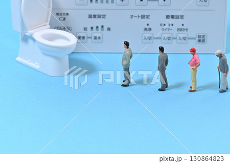 トイレ イベント 観光客オーバーツーリズムイメージ 130864823