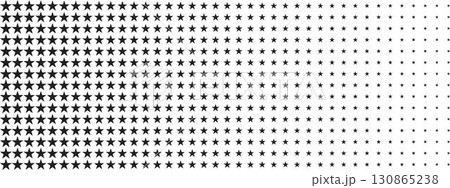 Repeating disappearing stars pattern. Sparkles...のイラスト素材 [130865238 ...