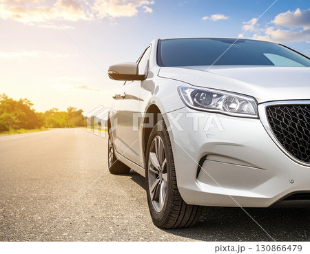 シンプルな自動車のイメージ 130866479