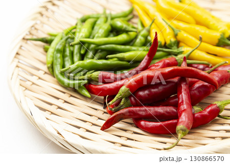 3種類の唐辛子 3種類の唐辛子 130866570