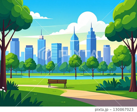 都会の風景のイメージ 130867023