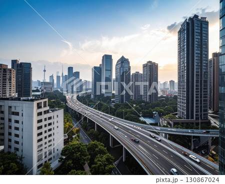 都会の風景のイメージ 130867024