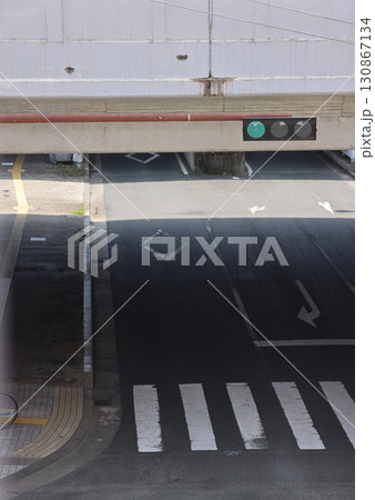 道路と風景_交差点 道路と風景_交差点 130867134