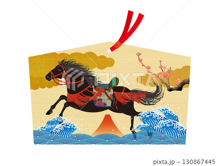 絵馬イラスト06 絵馬イラスト06 130867445