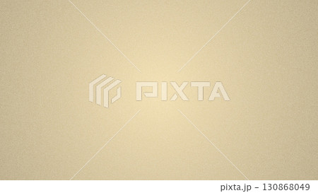 シンプルなベージュ金色の背景テクスチャー素材　グラデーション 130868049