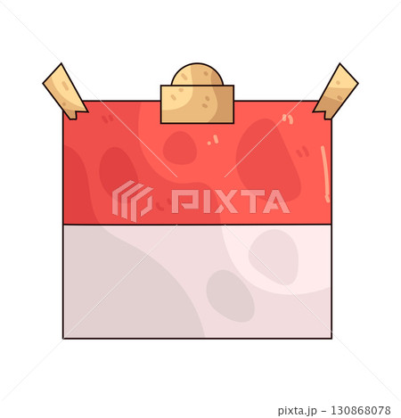 illustration of indonesia banner illustration of indonesia banner 130868078