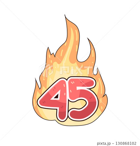 illustration of semangat 45 or fighting spirit of 1945 130868102