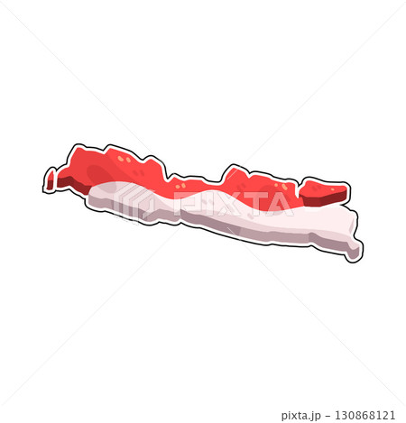 illustration of Java map illustration of Java map 130868121