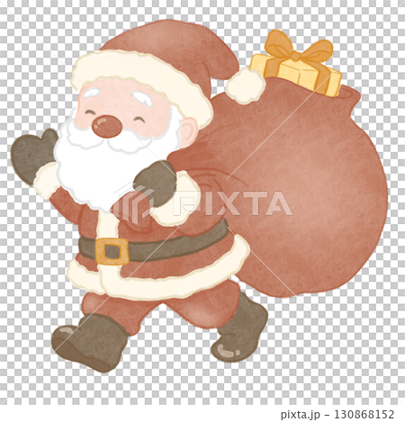 Santa Claus carrying presents Santa Claus carrying presents 130868152
