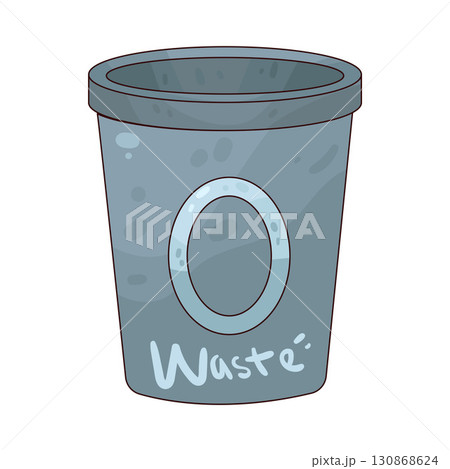 illustration of Waste Bin 130868624