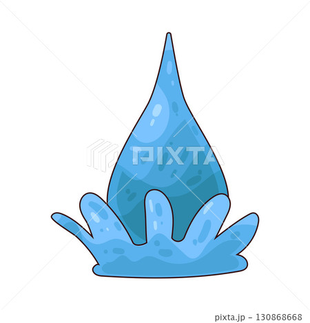 illustration of Water Drop 130868668