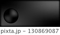 Abstract black gradient background with smooth spherical shape on the left side for modern design applications and creative projects with copy space. 130869087